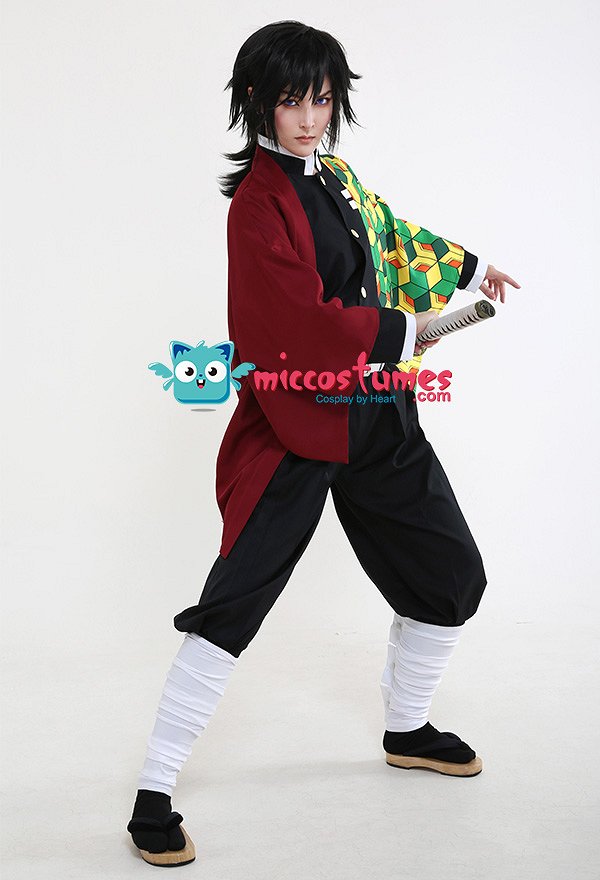 KNY Water Water Pillar Demon Slaying Corps Uniform Komplett Set Cosplay Kostüm KNY Water Water Pillar Demon Slaying Corps Uniform Komplett Set Cosplay Kostüm