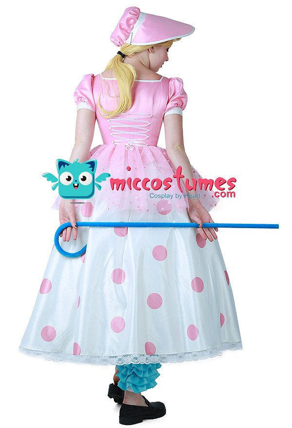 Toy Story Little Bo Peep Cosplay Dress Costume with Hat Toy Story Little Bo Peep Cosplay Dress Costume with Hat