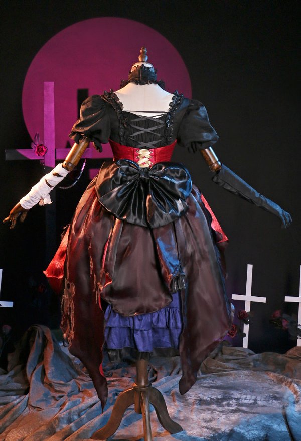 Love, Chunibyo & Other Delusions Costume de Cosplay Rikka Takanashi Lolita Robe Noire Mignonne pour Femme Love, Chunibyo & Other Delusions Costume de Cosplay Rikka Takanashi Lolita Robe Noire Mignonne pour Femme