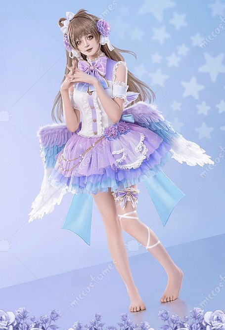 Lovelive Kotori Minami Cosplay Costume Haut et jupe avec nœud papillon