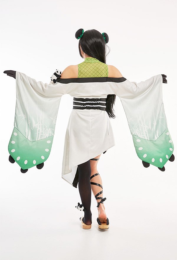 Robe Lolita Kimono de Style Japonais avec Accessoire de Panda