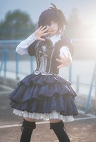 Love Chunibyo Other Delusions Rikka Takanashi Cosplay Lolita Rock Set Cosplay Kostüm Love Chunibyo Other Delusions Rikka Takanashi Cosplay Lolita Rock Set Cosplay Kostüm