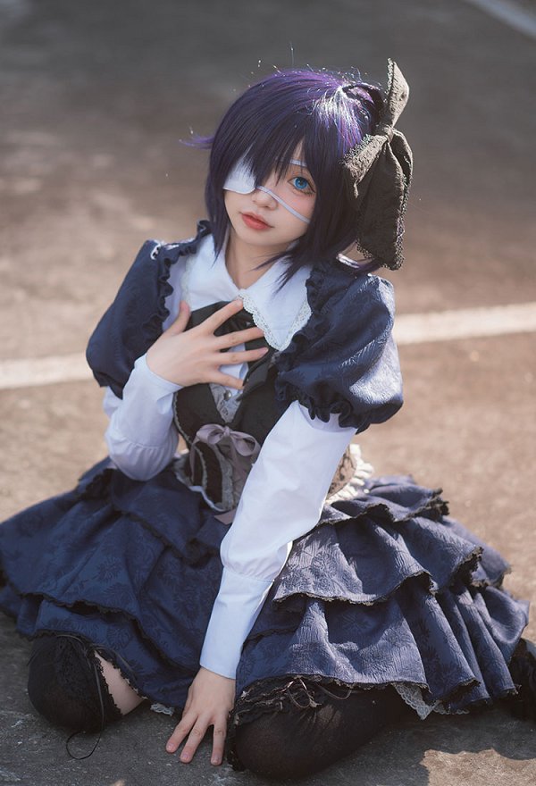 Love Chunibyo Other Delusions Rikka Takanashi Cosplay Lolita Rock Set Cosplay Kostüm Love Chunibyo Other Delusions Rikka Takanashi Cosplay Lolita Rock Set Cosplay Kostüm
