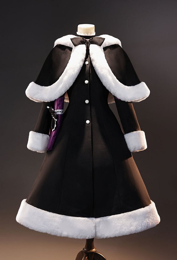 Love, Chunibyo & Other Delusions Takanashi Rikka Cosplay Kostüm Wintermantel Umhang mit Augenmaske Tasche Love, Chunibyo & Other Delusions Takanashi Rikka Cosplay Kostüm Wintermantel Umhang mit Augenmaske Tasche