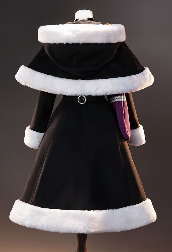 Love, Chunibyo & Other Delusions Takanashi Rikka Cosplay Kostüm Wintermantel Umhang mit Augenmaske Tasche Love, Chunibyo & Other Delusions Takanashi Rikka Cosplay Kostüm Wintermantel Umhang mit Augenmaske Tasche