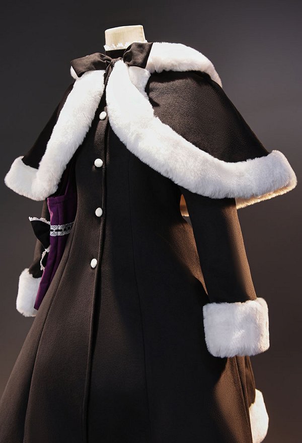 Love, Chunibyo & Other Delusions Takanashi Rikka Cosplay Kostüm Wintermantel Umhang mit Augenmaske Tasche Love, Chunibyo & Other Delusions Takanashi Rikka Cosplay Kostüm Wintermantel Umhang mit Augenmaske Tasche