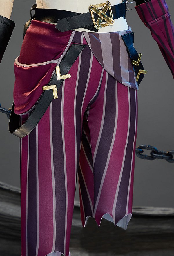 LOL Conjunto de Cosplay de Jinx LOL Conjunto de Cosplay de Jinx