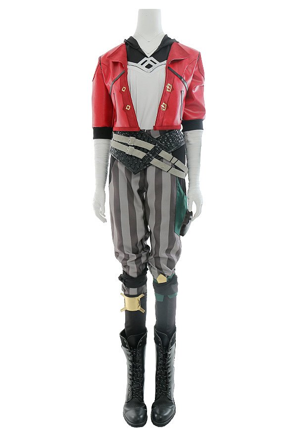 Arcane Vi Cosplay LOL LoL Jacke Hosen Gürtel Cosplay Kostüm