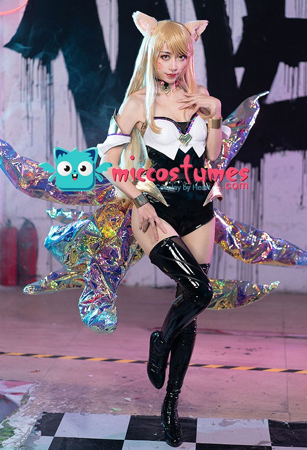LOL Filles Pop Star Costume de Cosplay Ahri LOL Filles Pop Star Costume de Cosplay Ahri