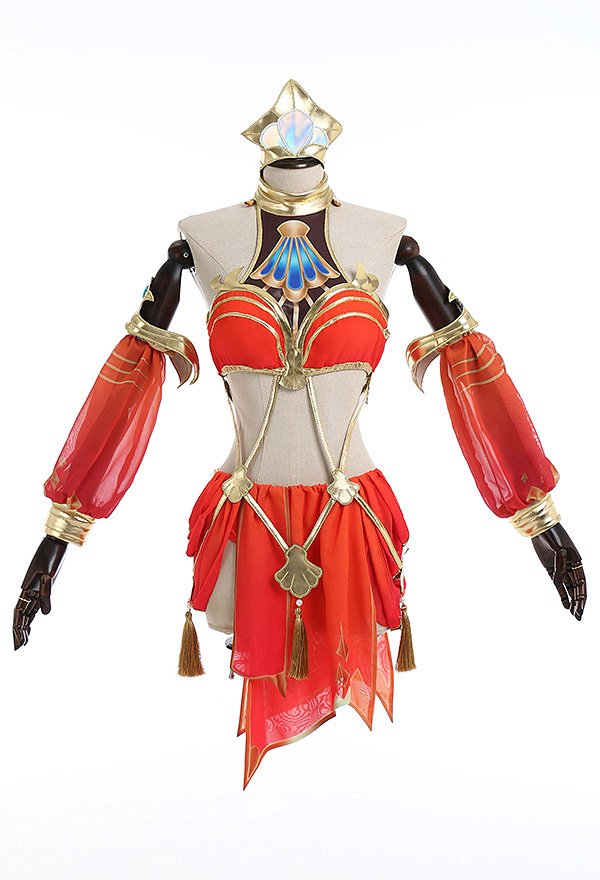 LOL LOL Nidalee Cosplay Costume Bestial Huntress Ocean Song