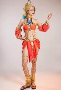 LOL LOL Nidalee Cosplay Costume Bestial Huntress Ocean Song