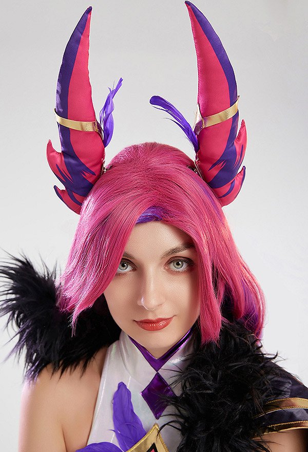 Star Guardian Xayah Cosplay Game Ohr Umhang Handschuhe Socken Zubehör Set Cosplay Kostüm