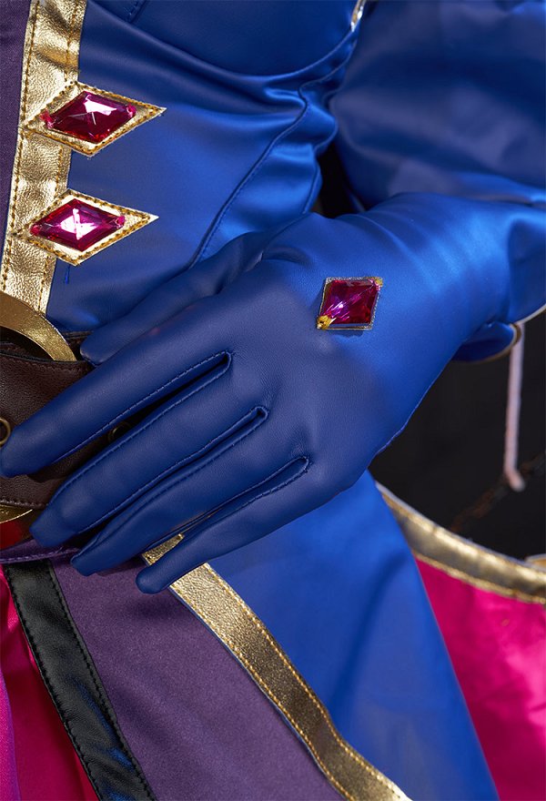LOL Miss Fortune Bewitching Skin Cosplay Costume Top and Skirt with Hat and Gloves LOL Miss Fortune Bewitching Skin Cosplay Costume Top and Skirt with Hat and Gloves