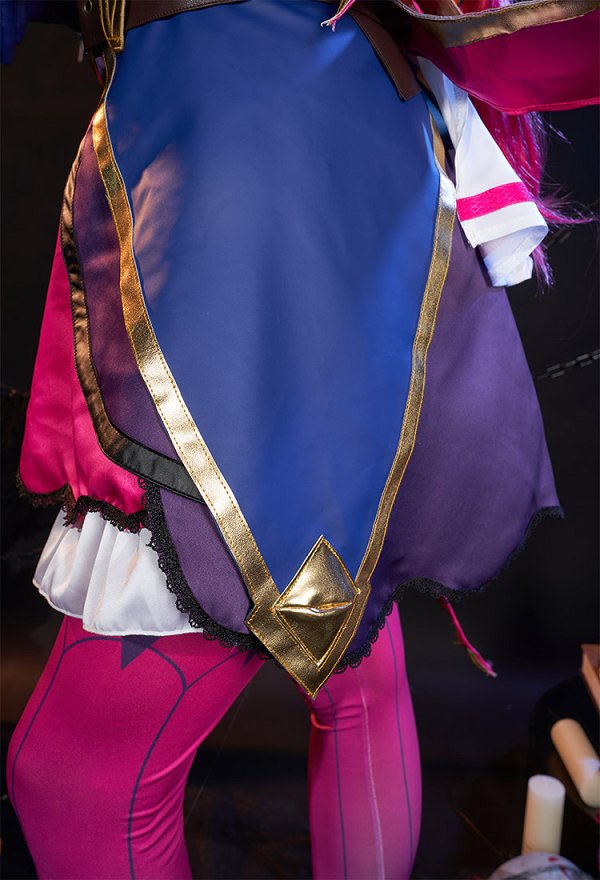 LOL Miss Fortune Bewitching Skin Cosplay Costume Top and Skirt with Hat and Gloves LOL Miss Fortune Bewitching Skin Cosplay Costume Top and Skirt with Hat and Gloves
