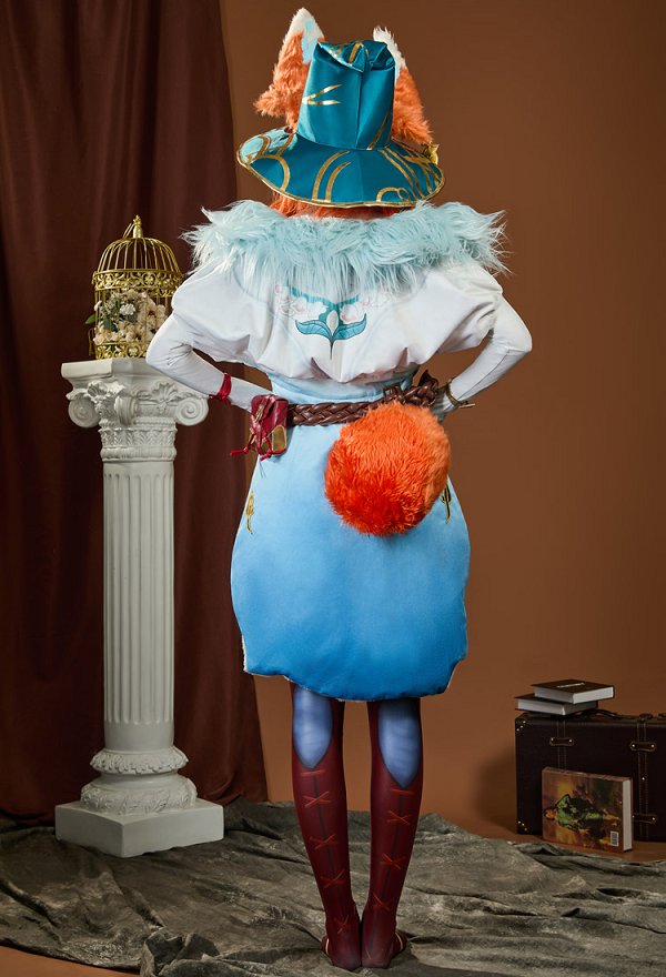 LOL Aurora Costume de Cospaly Pull et veste avec pantalon et oreilles