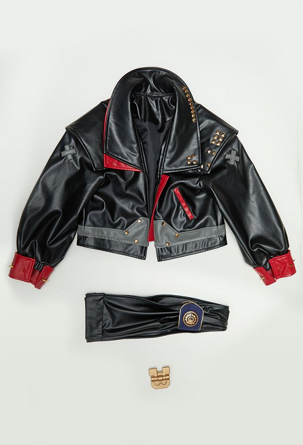 Arcane LOL Vi Cosplay Costume Jacket with Belt Arcane LOL Vi Cosplay Costume Jacket with Belt
