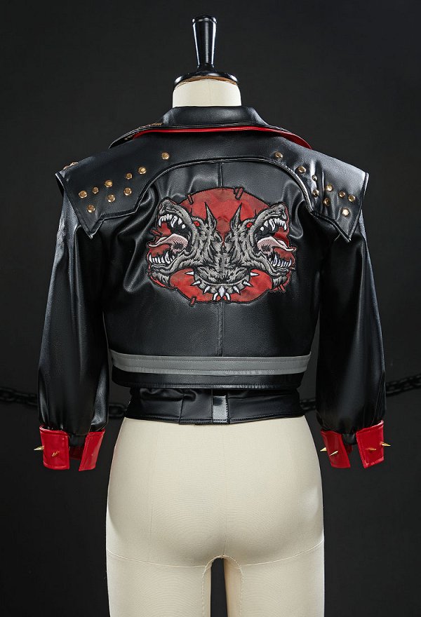 Arcane LOL Vi Cosplay Costume Jacket with Belt Arcane LOL Vi Cosplay Costume Jacket with Belt