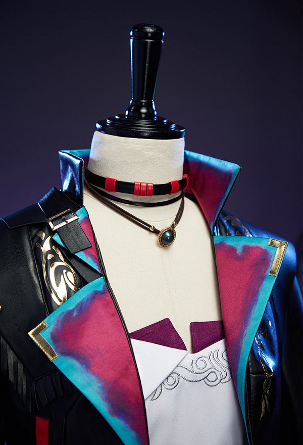 【haute qualité】Arcane LOL Jinx Costume de Cosplay Ensemble chemisier et jupe avec veste 【haute qualité】Arcane LOL Jinx Costume de Cosplay Ensemble chemisier et jupe avec veste