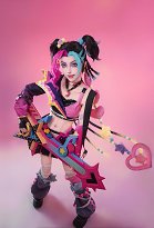 Jinx Valentine's Day Skins Cosplay Costume de League of Legends Jinx Valentine's Day Skins Cosplay Costume de League of Legends