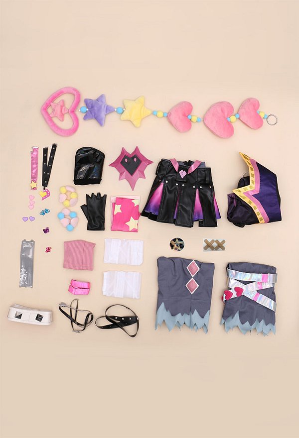 Jinx Valentine's Day Skins Cosplay Costume de League of Legends