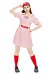 Halloween A League of Their Own Pink Baseball Uniform Dress with Hat and Belt