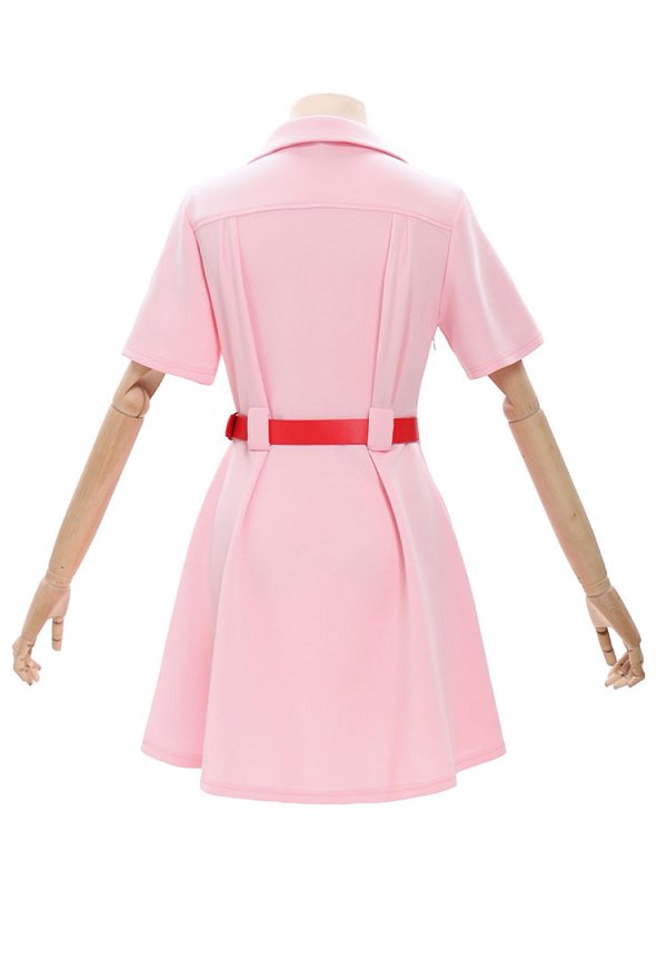 Halloween A League of Their Own Pink Uniforme de baseball avec casquette et ceinture