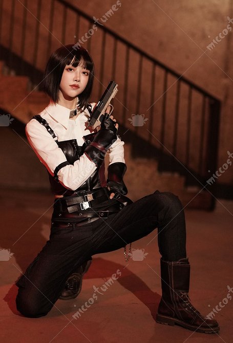Love and deepspace Disfraz de Cosplay Camisa y Chaleco Combinan con Pantalones Largos y Guantes