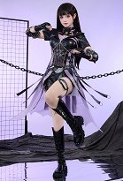 Love and deepspace chasseresse Costume de Cosplay Top et short avec gants et manchettes Love and deepspace chasseresse Costume de Cosplay Top et short avec gants et manchettes