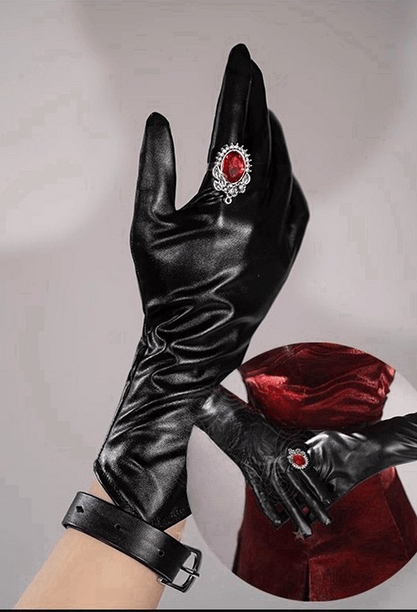 Love and deepspace Cosplay Costume Red Dress Suit with Leather Stockings and Chest Straps Love and deepspace Cosplay Costume Red Dress Suit with Leather Stockings and Chest Straps