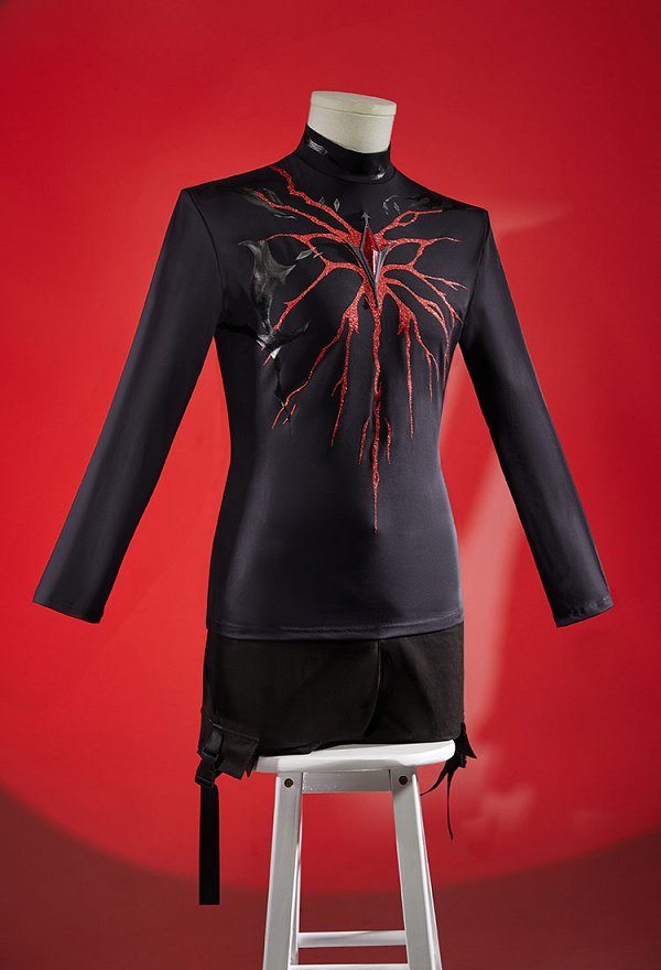 Love and deepspace Sylus Cosplay Costume Turtleneck Long Sleeve Printed Top Love and deepspace Sylus Cosplay Costume Turtleneck Long Sleeve Printed Top