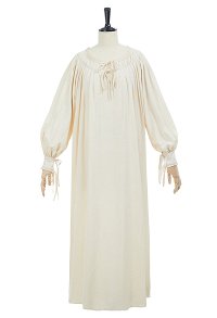 Sous-robe médiévale vintage à manches longues et dentelle Robe Renaissance