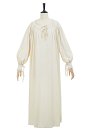 Medieval Vestido de lencería retro con cordones y mangas largas sueltas