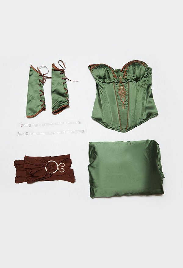 Traje Medieval Renacentista de falda de cintura guerrera vikinga con adorno de cintura y armadura de muñeca Traje Medieval Renacentista de falda de cintura guerrera vikinga con adorno de cintura y armadura de muñeca
