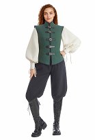 Gilet sans manches médiéval Renaissance vintage pour femme chevalier Gilet sans manches médiéval Renaissance vintage pour femme chevalier