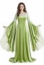 The Lord of the Rings Arwen Undómiel Medieval Coronation Dress Renaissance Elf Style Velvet Lace-trimmed Dress