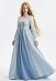 Daizbella Italian Renaissance Dress Vintage Court Style Blue Dress