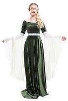 Costume Fantaisie Médiéval Robe Manuel Rétro pour Elfe Fée en Velours Costume Fantaisie Médiéval Robe Manuel Rétro pour Elfe Fée en Velours