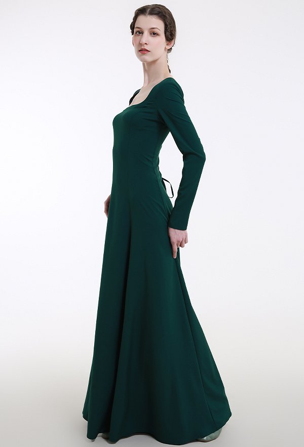 Medieval Renaissance Costume Handmade Historical Retro Court Style Inner Dress for Role Play Party LARP Halloween