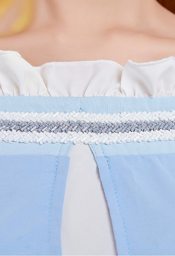 Robe de Faux Deux Pièces Renaissance Médiévale avec Manches Grandes Ouvertes Robe de Faux Deux Pièces Renaissance Médiévale avec Manches Grandes Ouvertes