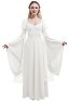 Medieval Renaissance Costume Fairy Elf Wide-sleeved Vestido