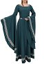 Medieval Renaissance Costume Green Historical Retro Dress Gown for Role Play Party Halloween