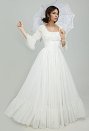 Medieval Rococo Costume Marie Antoinette Ball Gown Victorian Dress White Long Square Neck Lace Dress