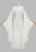 Medieval Renaissance Dress White Long Sleeves Vintage Wedding Dress