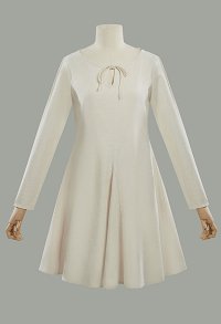Mittelalterliches Vintage Unterkleid Langarm Kurzes Unterkleid