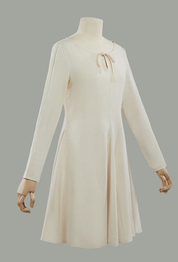 Vestido interior Medieval Vintage Simple Manga Larga Vestido interior corto Vestido interior Medieval Vintage Simple Manga Larga Vestido interior corto