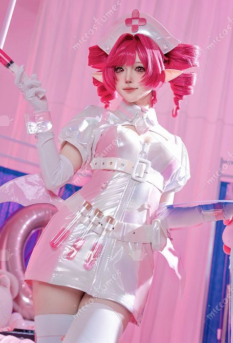 Muse Dash Buro Cosplay Vestido con top y alas