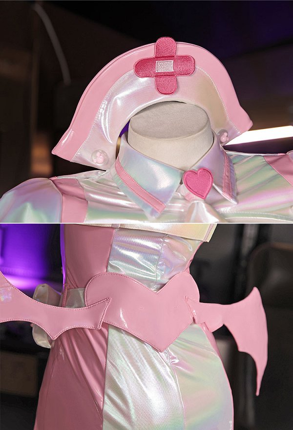 Muse Dash Buro Cosplay Vestido con top y alas Muse Dash Buro Cosplay Vestido con top y alas