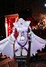 Muse Dash Marija Ghost Marija Skin Cosplay Costume Top and Shorts with Back Panel and Sleeves