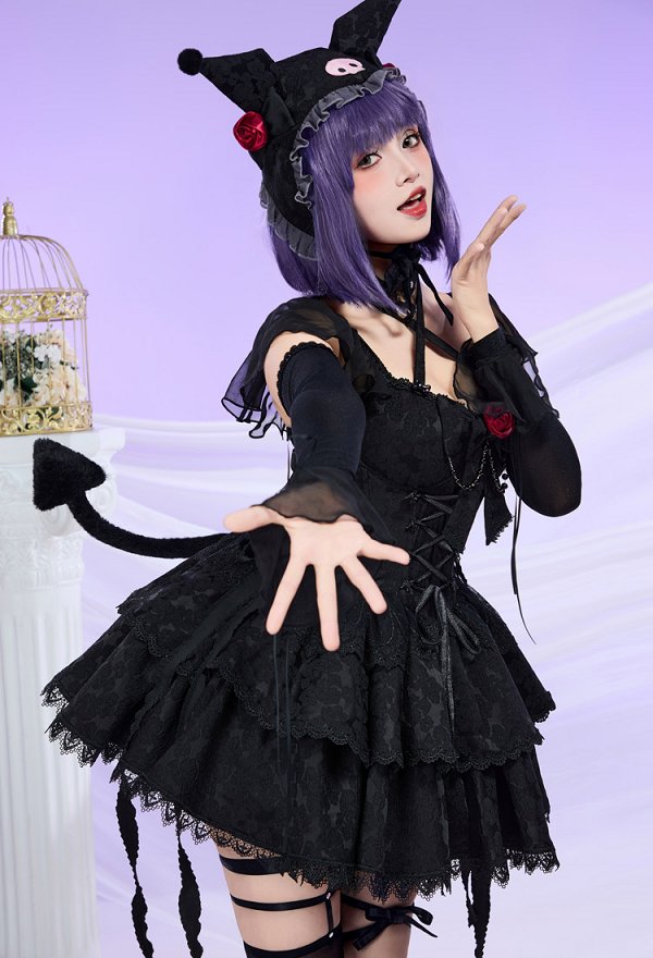 My Dress Up Dear Marin Disfraz de Cosplay Vestido con Sombrero y Cola