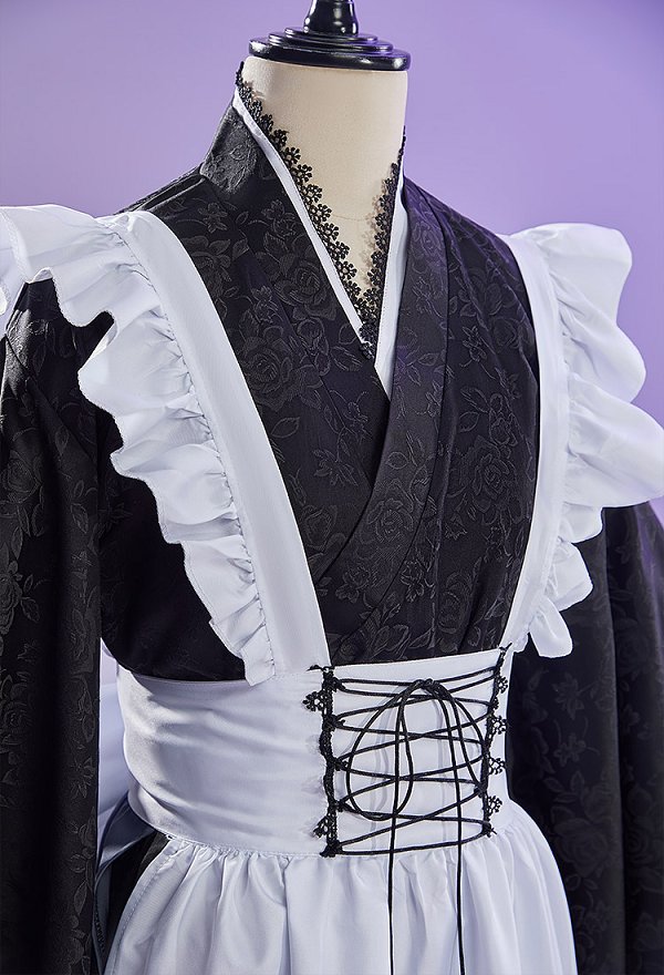 My Dress Up Dear Marin Cosplay Kimono Set Top and Skirt with Apron and Headpiece My Dress Up Dear Marin Cosplay Kimono Set Top and Skirt with Apron and Headpiece